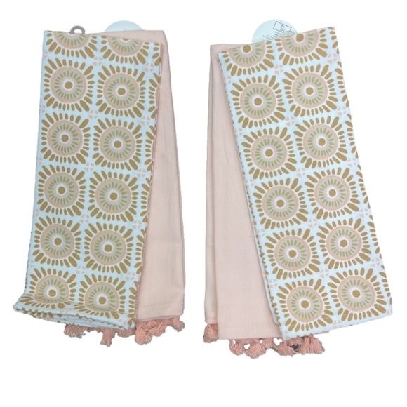 New 4 Count Life Is Sweeter In The Summertime Dish Towels 100% Cotton - Picture 2 of 2